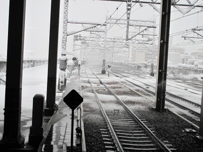 スプリンクラーによる線路融雪_1 スプリンクラーによる線路融雪_1