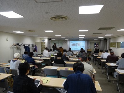 日本雪氷学会北海道支部による講演の様子